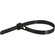 Pearstone 8" Reusable Plastic Cable Ties - Black (1000-Pack)