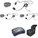 Eartec UPCYB3 UltraPAK 3-Person HUB Intercom System with Cyber Headset