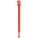 Pearstone 0.5 x 12" Touch Fastener Straps (Red, 10-Pack)