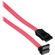 Pearstone 18" 7-pin Internal Straight to 90-Degree Serial ATA Cable (Red)