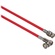 Canare Male to Right Angle Male HD-SDI Video Cable (Red, 3')