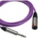 Canare Starquad XLRF-TRSM Cable (Purple, 3')