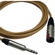 Canare Starquad TRSM-TRSF Extension Cable (Brown, 100')
