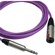 Canare Starquad XLRF-TRSM Cable (Purple, 10')