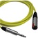 Canare Starquad XLRF-TRSM Cable (Yellow, 100')