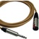 Canare Starquad TRSM-TRSF Extension Cable (Brown, 2')