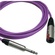 Canare Starquad TRSM-TRSF Extension Cable (Purple, 2')