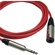 Canare Starquad TRSM-TRSF Extension Cable (Red, 50')