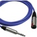 Canare Starquad TRSM-TRSF Extension Cable (Blue, 100')
