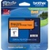 Brother TZB51 Laminated Tape for P-Touch Labelers (Black on Fluorescent Orange, 0.94" x 16.4')