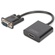 Digitus VGA (M) to HDMI Type A (F) 0.15m Adapter Cable