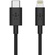 Belkin BOOST CHARGE USB-C Cable with Lightning Connector (Black, 1.2m)