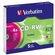 Verbatim CD-RW 700MB 2-4x Multi Colour 5 Pack with Slim Cases