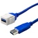 DYNAMIX USB3.0 200mm Keystone Jack Type-A to Male Type-A Connector
