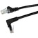 DYNAMIX 2m Cat6 UTP Right Angled Patch Lead (T568A Specification) 250MHz (Black)