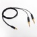 Microphone Madness 3.5mm Stereo Mini Male to Dual 1/4" TS Mono Male Y-Cable (4.4')