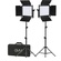 GVM 800D-RGB-II-2L Studio 2-Video Light Kit (2.1m)
