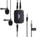 Comica Audio DUAL.LAV D03 Dual Omnidirectional Lavalier Microphones (Black, 4.8m)