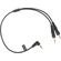 Saramonic SR-C2004 Dual Locking 3.5mm to Right-Angle 3.5mm Output Y-Cable for Two Wireless Receivers