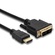 Hosa Standard Speed HDMI Male to DVI-D Male Cable (0.9m)