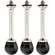3 Legged Thing Vanz Universal Combination Ball & Spike Footwear for Legends Tripods (Set of 3)