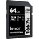 Lexar 64GB Professional 1667x UHS-II SDXC Memory Card with USB 3.0 Card Reader