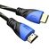 FSU Gold Plated Nylon HDMI Cable (1.5m, Blue)