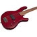 Cort Action Junior Bass Guitar with Guitar Bag (Open Pore Black Cherry)