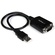 StarTech 1 Port Professional USB to Serial Adapter Cable with COM Retention (30.4cm)