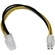 StarTech ATX12V 4 Pin Male/Female P4 CPU Power Extension Cable (20.3cm)
