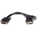 StarTech LFH 59 Male to Dual Female VGA DMS 59 Cable (20.3cm)