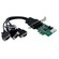 StarTech 4 Port Native PCI Express RS232 Serial Adapter Card with 16950 UART