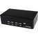 StarTech 4-Port Dual DVI 2.0 USB Hub KVM Switch with Audio (Black)