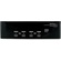 StarTech 4-Port DVI + VGA Dual Monitor KVM Switch with Audio & USB Hub (Black)