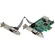 StarTech 2 Port Low Profile Native RS232 PCI Express Serial Card with 16550 UART
