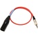 Cable Techniques 3.5mm TRS to 3-Pin XLRM Balanced Cable (30.4cm, Red)