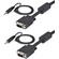 Coax High Resolution Monitor VGA Video Cable with Audio HD15 M/M (5m)
