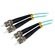 StarTech 10 Gb Aqua MM Fiber Patch Cable ST/ST (1m)