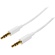 StarTech Slim 3.5mm Stereo Audio Cable (2m, White)