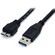 StarTech USB 3.0 Micro B Cable (0.5m, Black)
