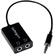 StarTech Slim Mini Jack Headphone Splitter Cable Adapter 3.5mm Male to 2x 3.5mm Female (Black)