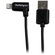 StarTech Angled Black Apple 8-pin Lightning Connector to USB Cable (8.3cm, Black)