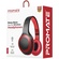 Promate LaBoca Deep Bass Over-Ear Wireless Headphones (Red)
