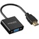 Promate ProLink-H2V HDMI to VGA Adaptor Kit (Black)