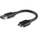 StarTech Slim USB 3.0 Micro B Cable (Black, 15cm)