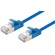 DYNAMIX Cat6A S/FTP Slimline Shielded 10G Patch Lead (Blue, 1.5m)