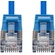 DYNAMIX Cat6A S/FTP Slimline Shielded 10G Patch Lead (Blue, 0.5m)