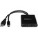 StarTech Mini DisplayPort Male to Dual DisplayPort Female MST Hub (USB Powered)