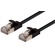 DYNAMIX Cat6A S/FTP Slimline Shielded 10G Patch Lead (Black, 1m)