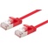 DYNAMIX Cat6A S/FTP Slimline Shielded 10G Patch Lead (Red, 0.5m)